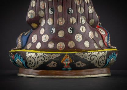 Buddhist Guru Rinpoche Statue | Himalayan Sacred Artwork