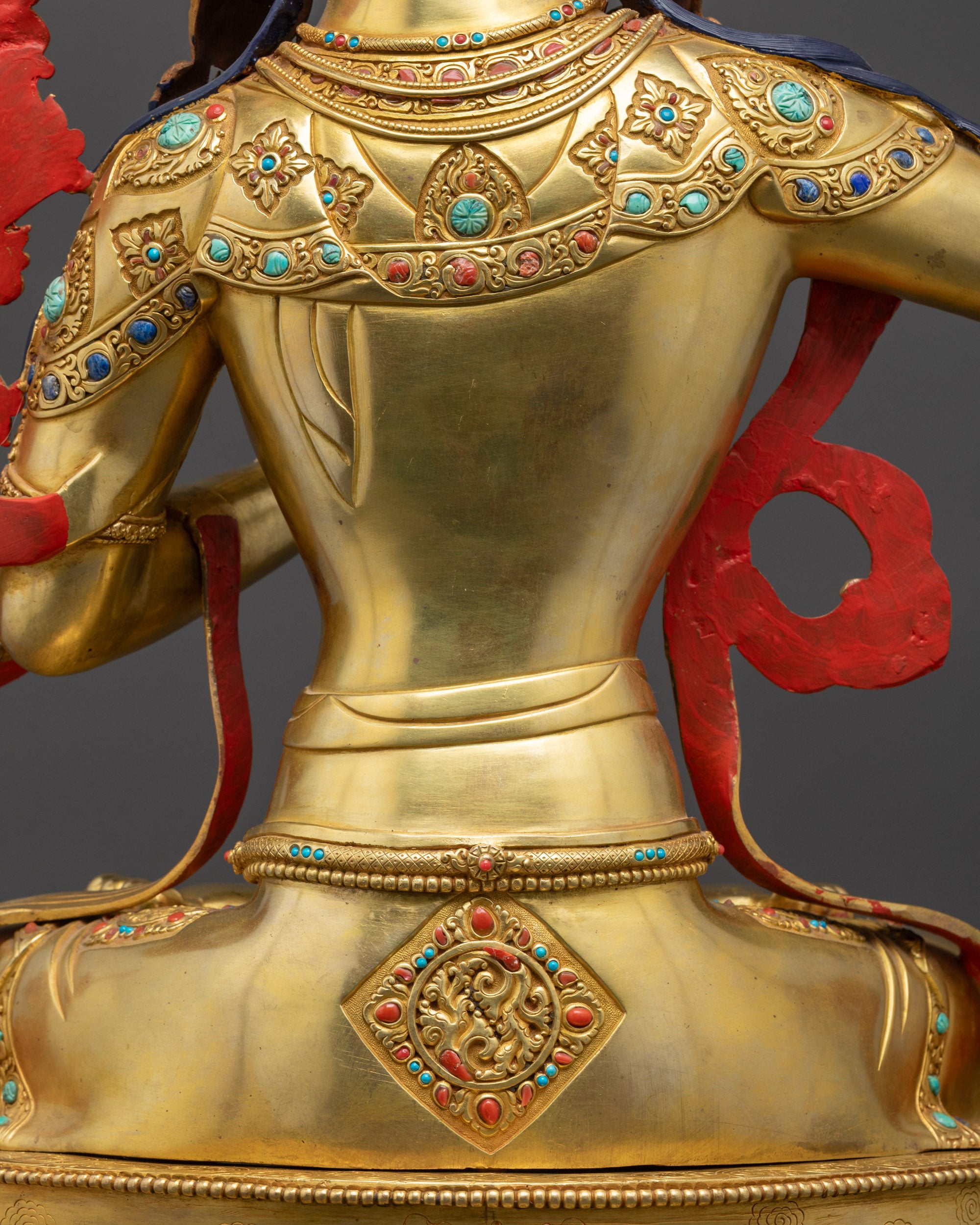 Bodhisattva of Wisdom Manjushri Sculpture | Buddhist Meditation Idol