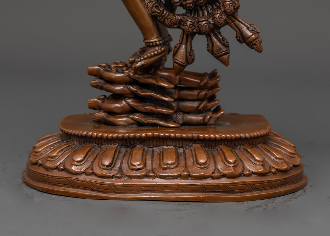 Oxidized Hevajra Statue: A Divine Protector for Your Altar