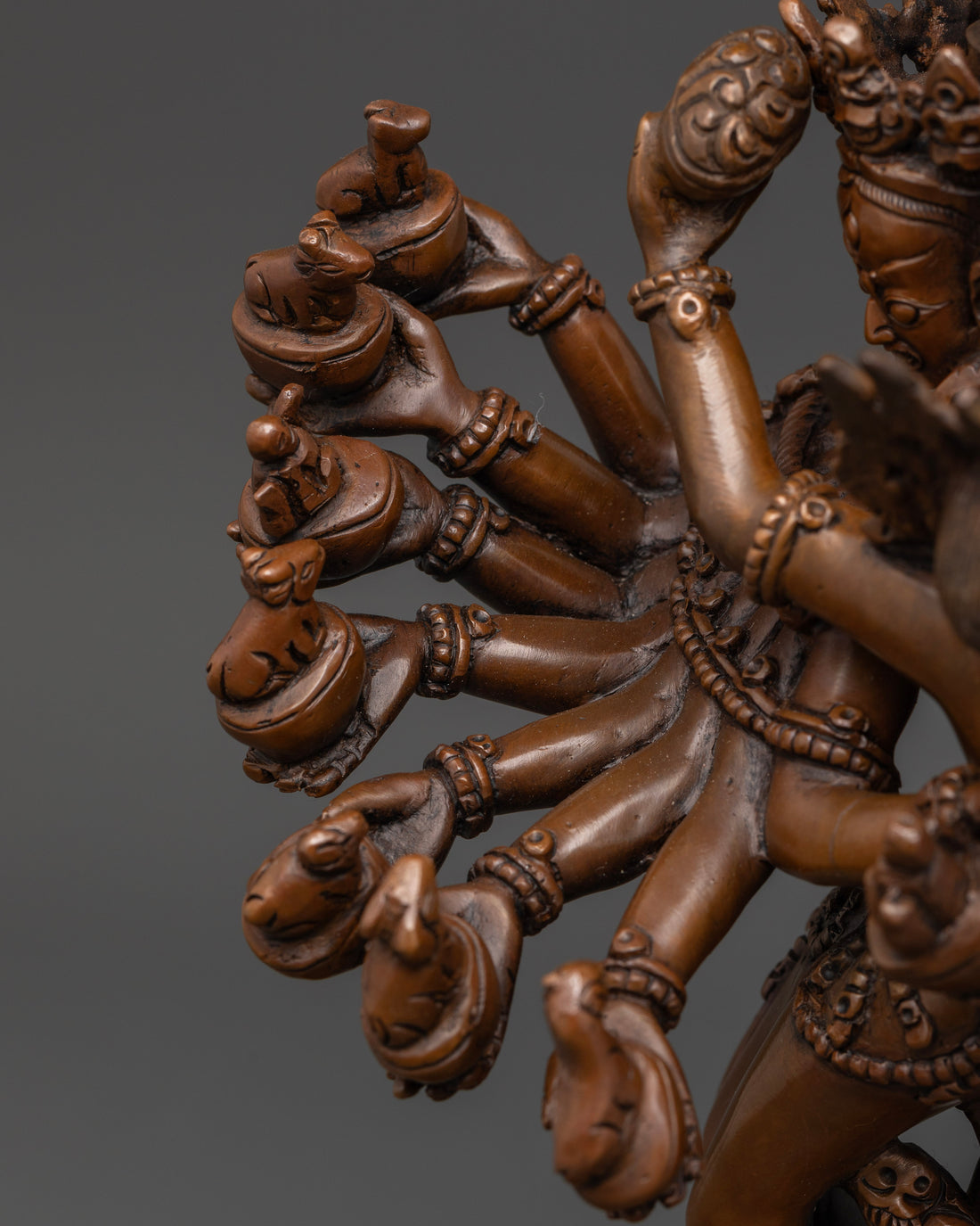 Oxidized Hevajra Statue: A Divine Protector for Your Altar