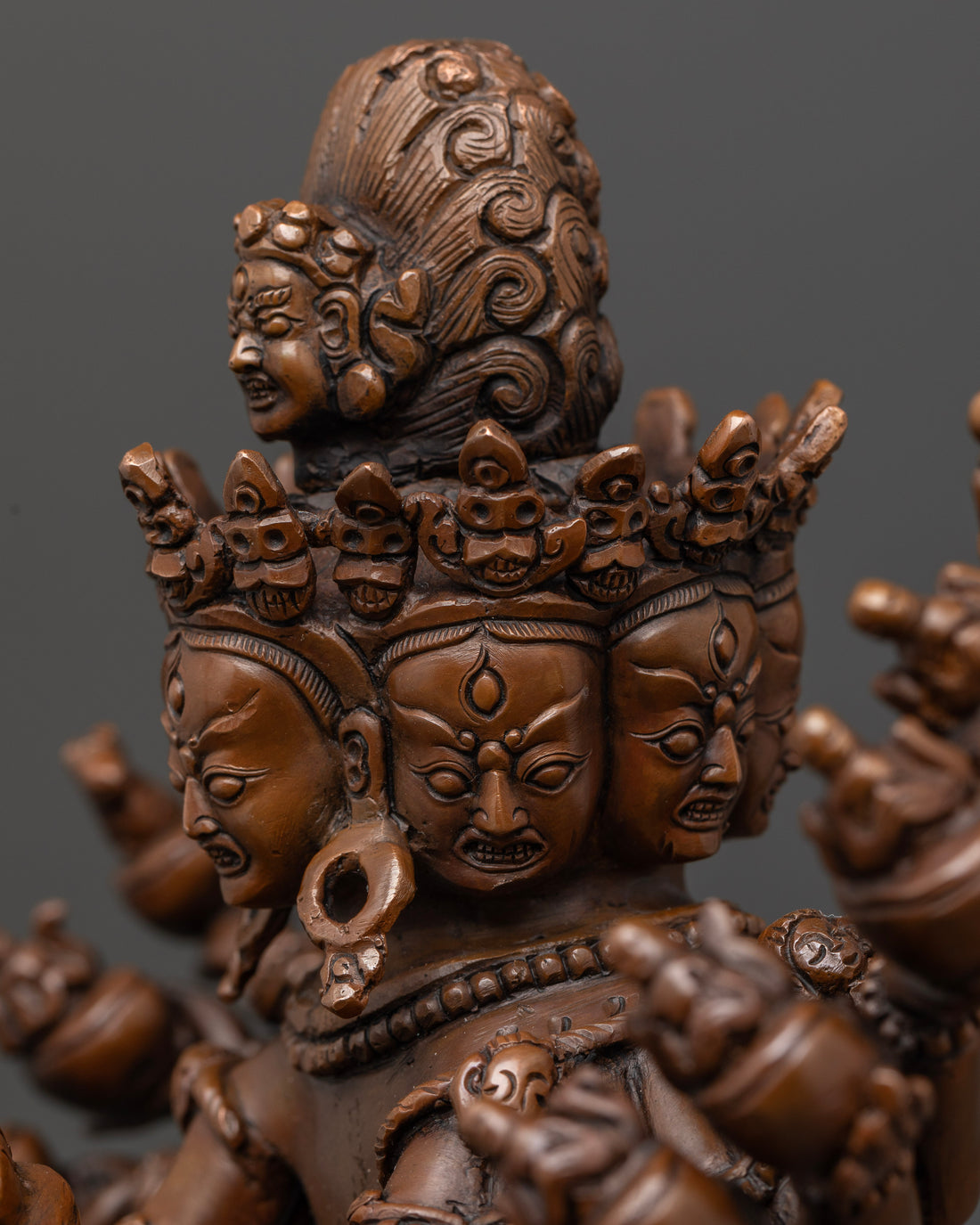 Oxidized Hevajra Statue: A Divine Protector for Your Altar