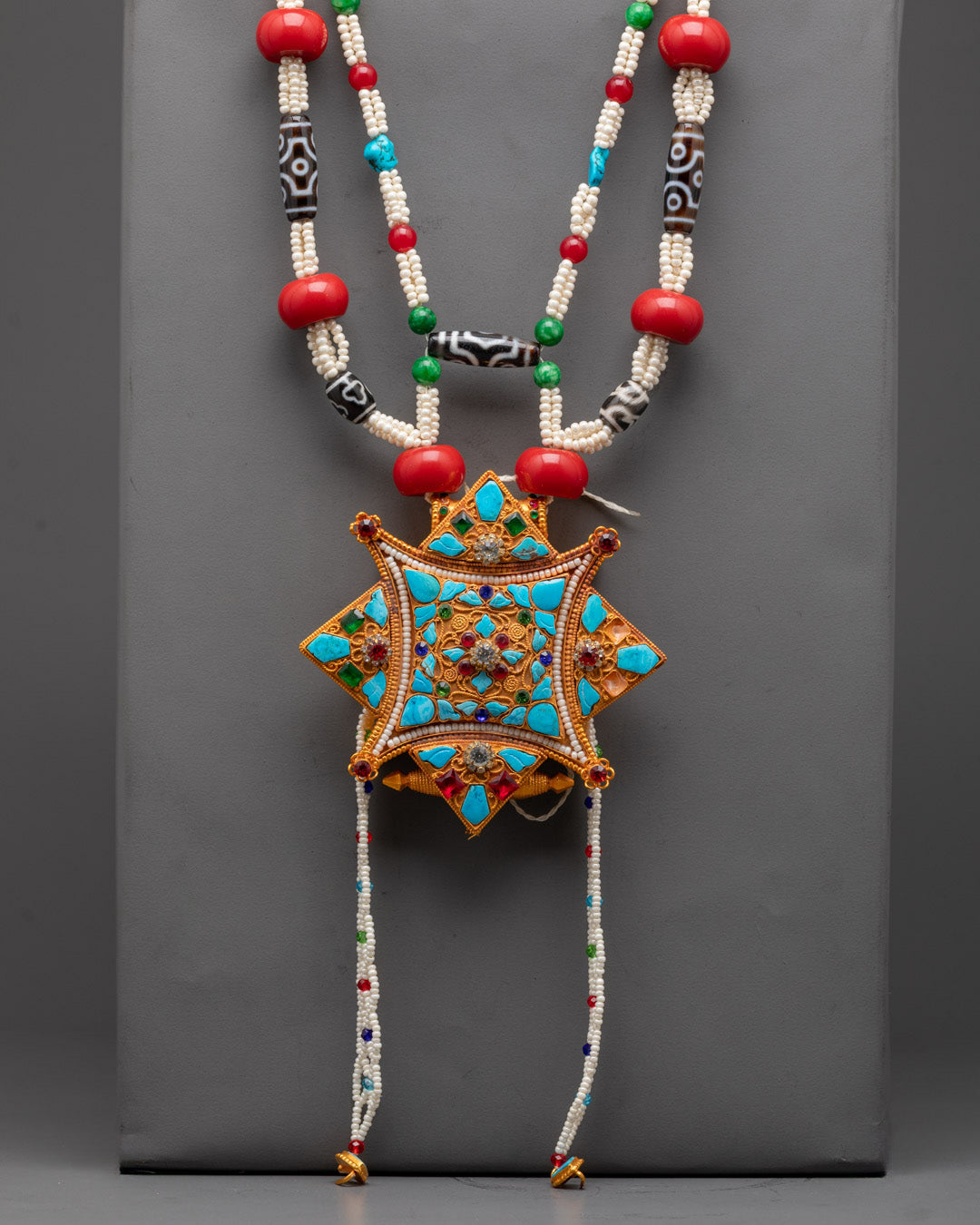 Handcrafted Ghau Mala | Traditional Tibetan Prayer Bead Necklace