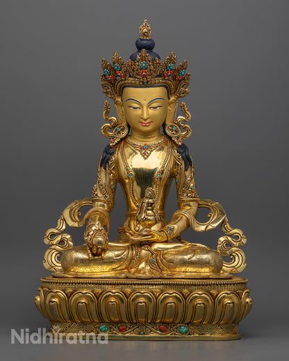 Handcrafted Kshitigarbha Statue | Bodhisattva of Compassion