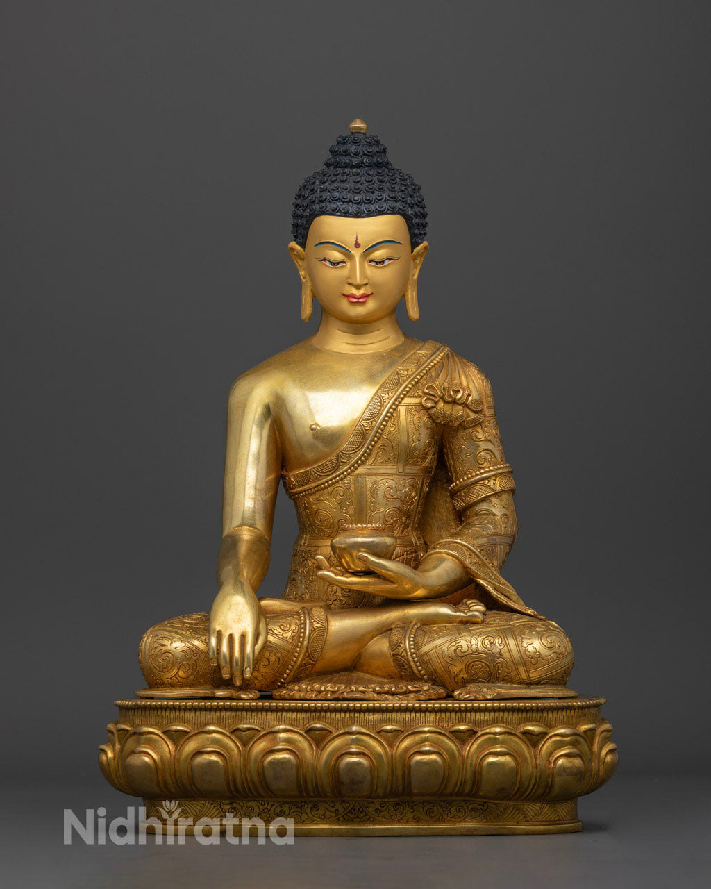 Handcrafted Vajrayana Buddha Shakyamuni Statues
