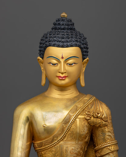 Handcrafted Vajrayana Buddha Shakyamuni Statues