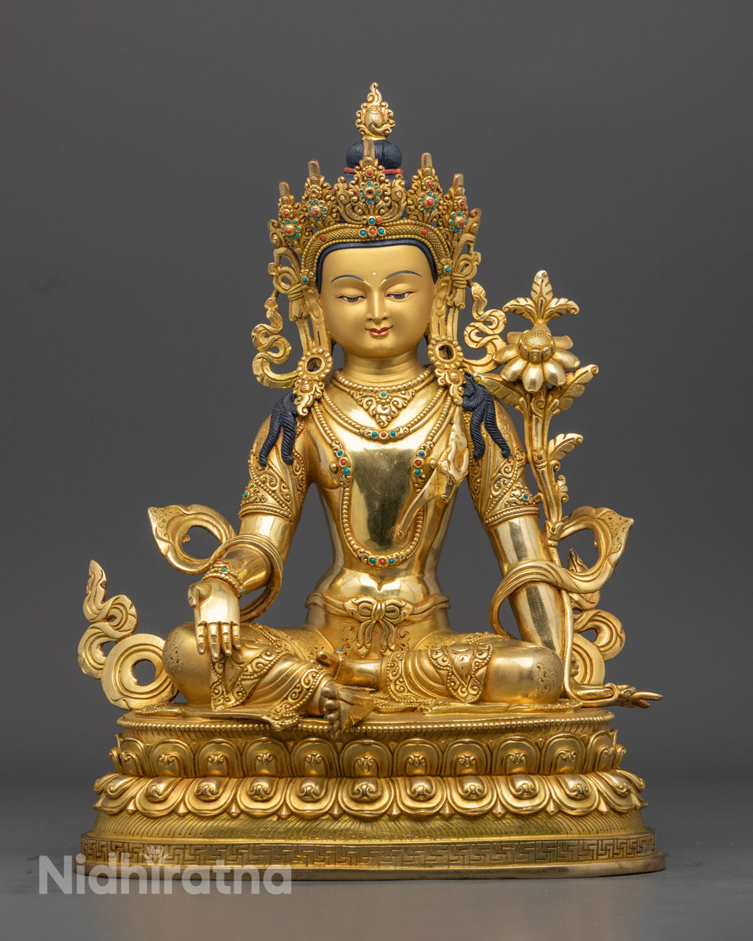 Handmade Chenrezig Statue | Sacred Buddhist Sculpture