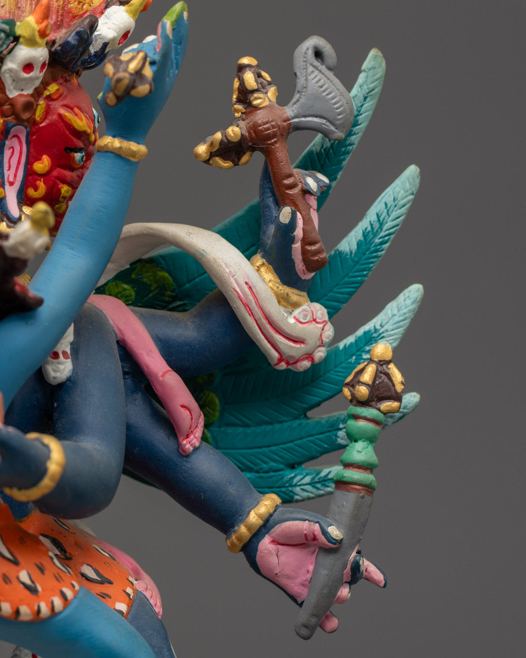 Beautifully Hand-carved Hayagriva Statue
