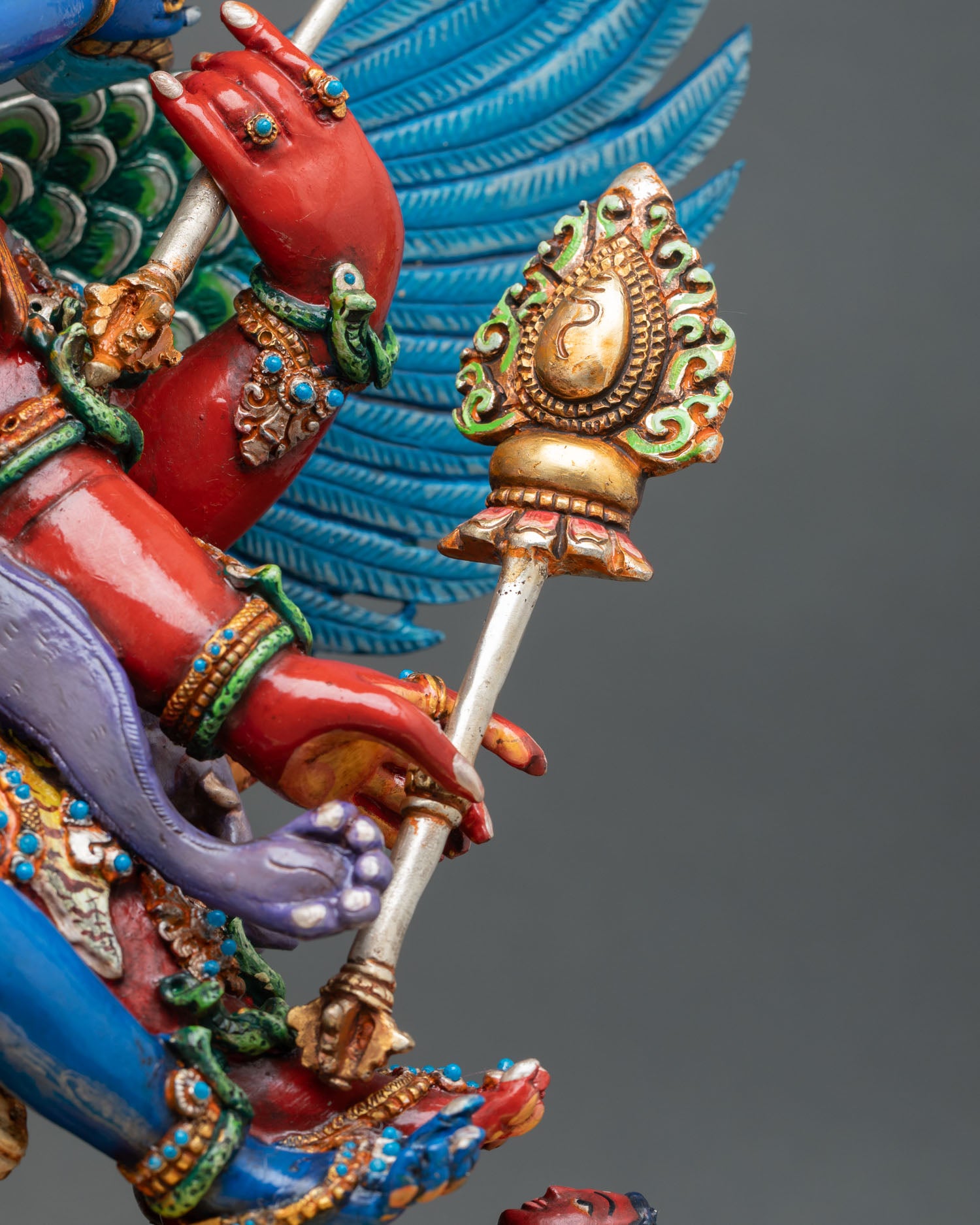 Hayagriva Statue in Hand-Painted Details | Himalayan Art