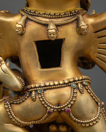 Wrathful Hevajra Statue from Nepal | Collector-Grade Buddhist Figurine