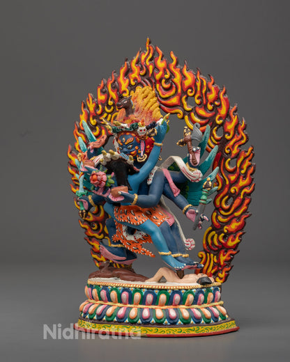 Beautifully Hand-carved Hayagriva Statue