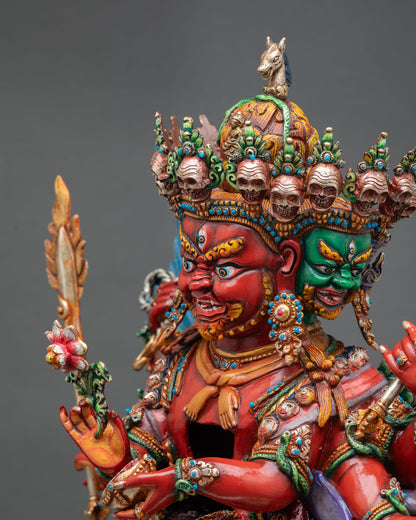 Hayagriva Statue in Hand-Painted Details | Himalayan Art
