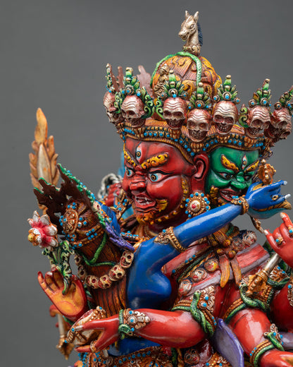 Hayagriva Statue in Hand-Painted Details | Himalayan Art