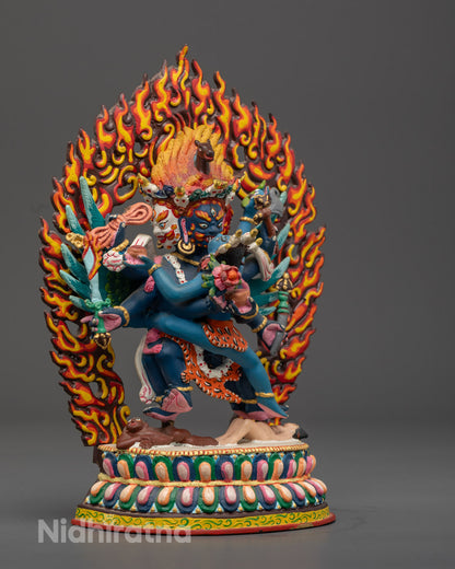 Beautifully Hand-carved Hayagriva Statue