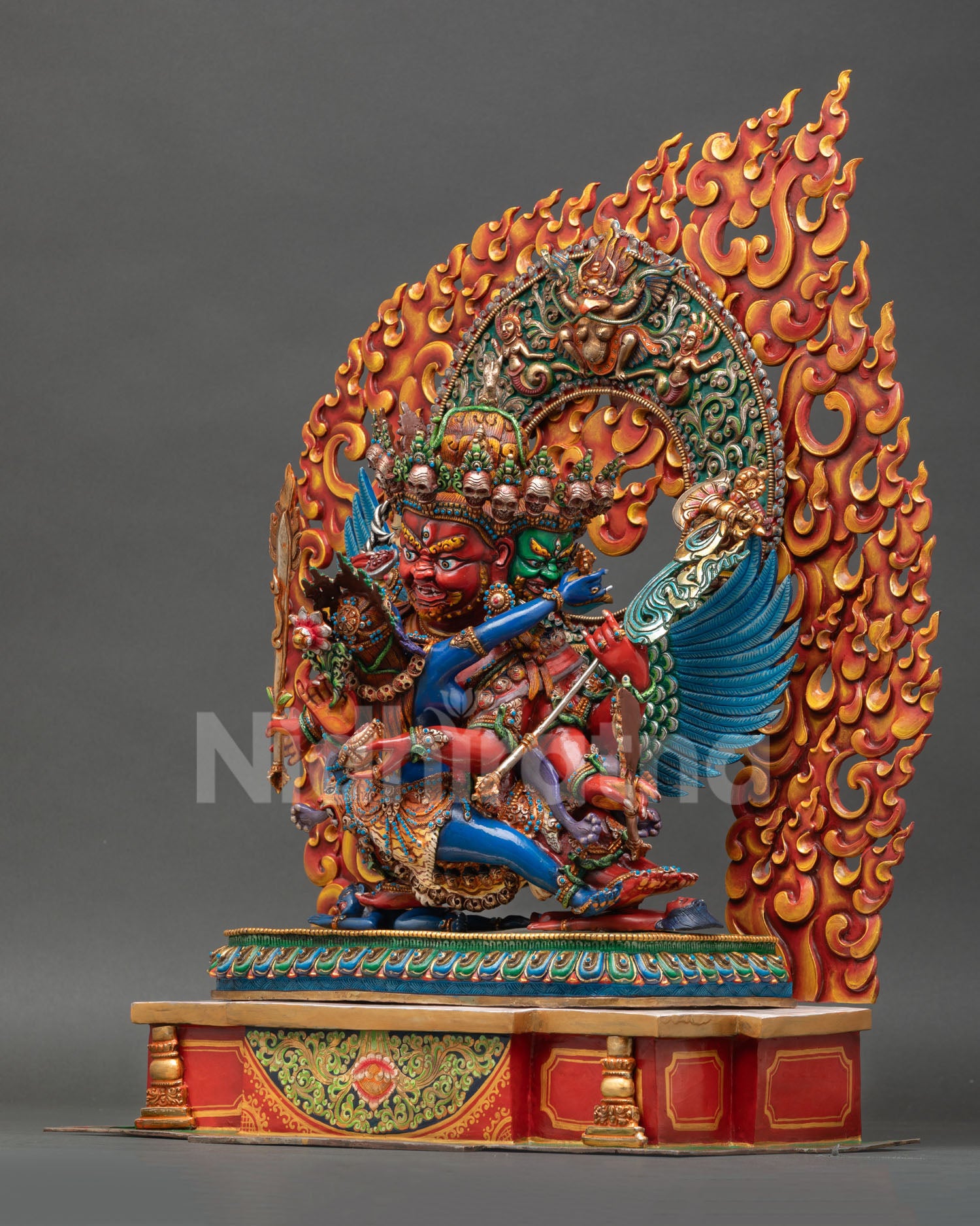Hayagriva Statue in Hand-Painted Details | Himalayan Art