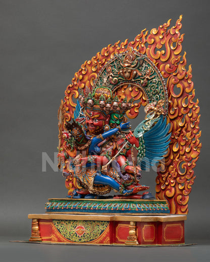Hayagriva Statue in Hand-Painted Details | Himalayan Art