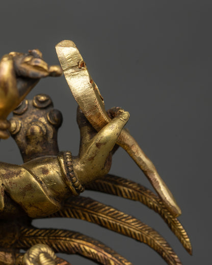 Antique Hayagriva Yab-Yum Statue from Nepal | Over 40 Years Old