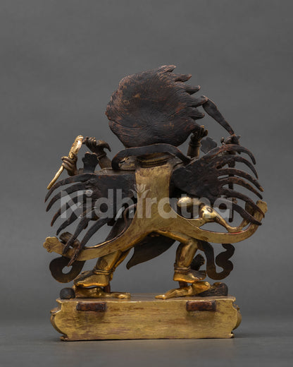 Antique Hayagriva Yab-Yum Statue from Nepal | Over 40 Years Old