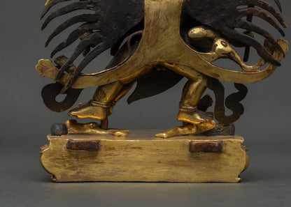 Antique Hayagriva Yab-Yum Statue from Nepal | Over 40 Years Old