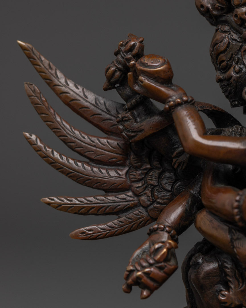 Phurba Vajrakilaya Statue | Handmade Wrathful Deity