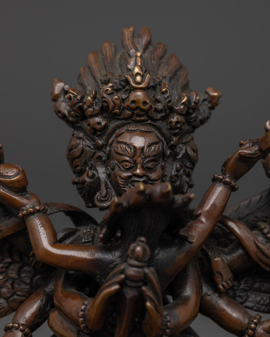 Phurba Vajrakilaya Statue | Handmade Wrathful Deity