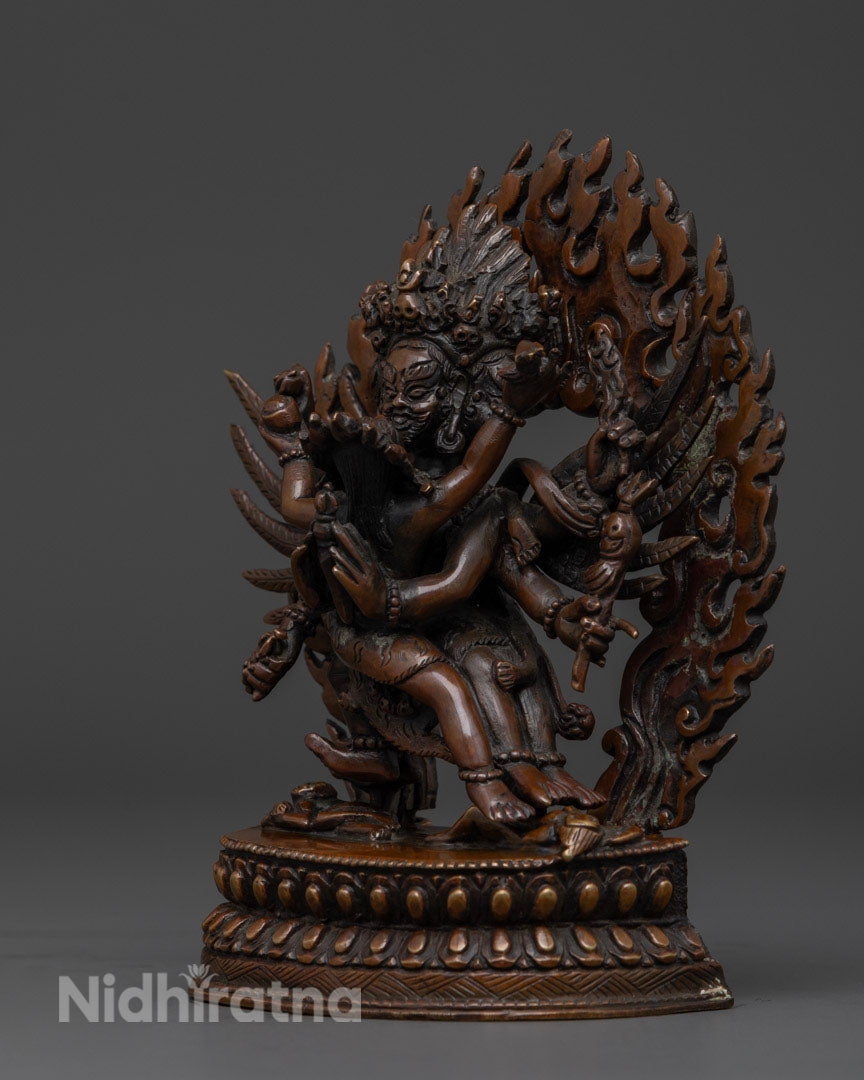 Phurba Vajrakilaya Statue | Handmade Wrathful Deity