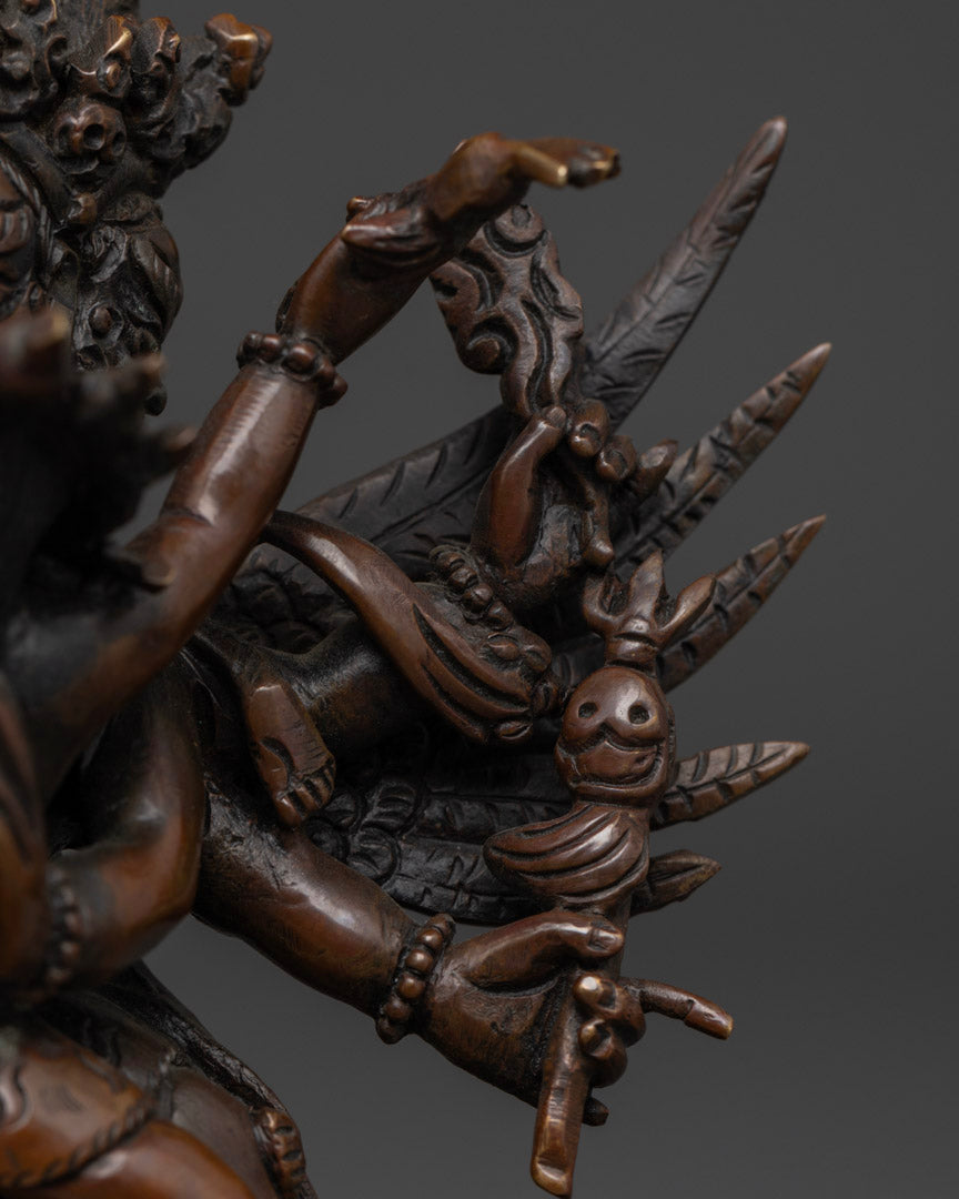 Phurba Vajrakilaya Statue | Handmade Wrathful Deity