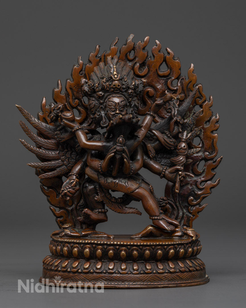 Phurba Vajrakilaya Statue | Handmade Wrathful Deity