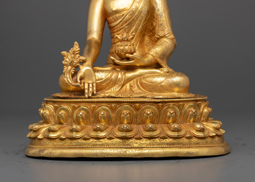 Medicine Buddha Mantra Statue | Healing Buddha