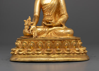 Medicine Buddha Mantra Statue | Healing Buddha