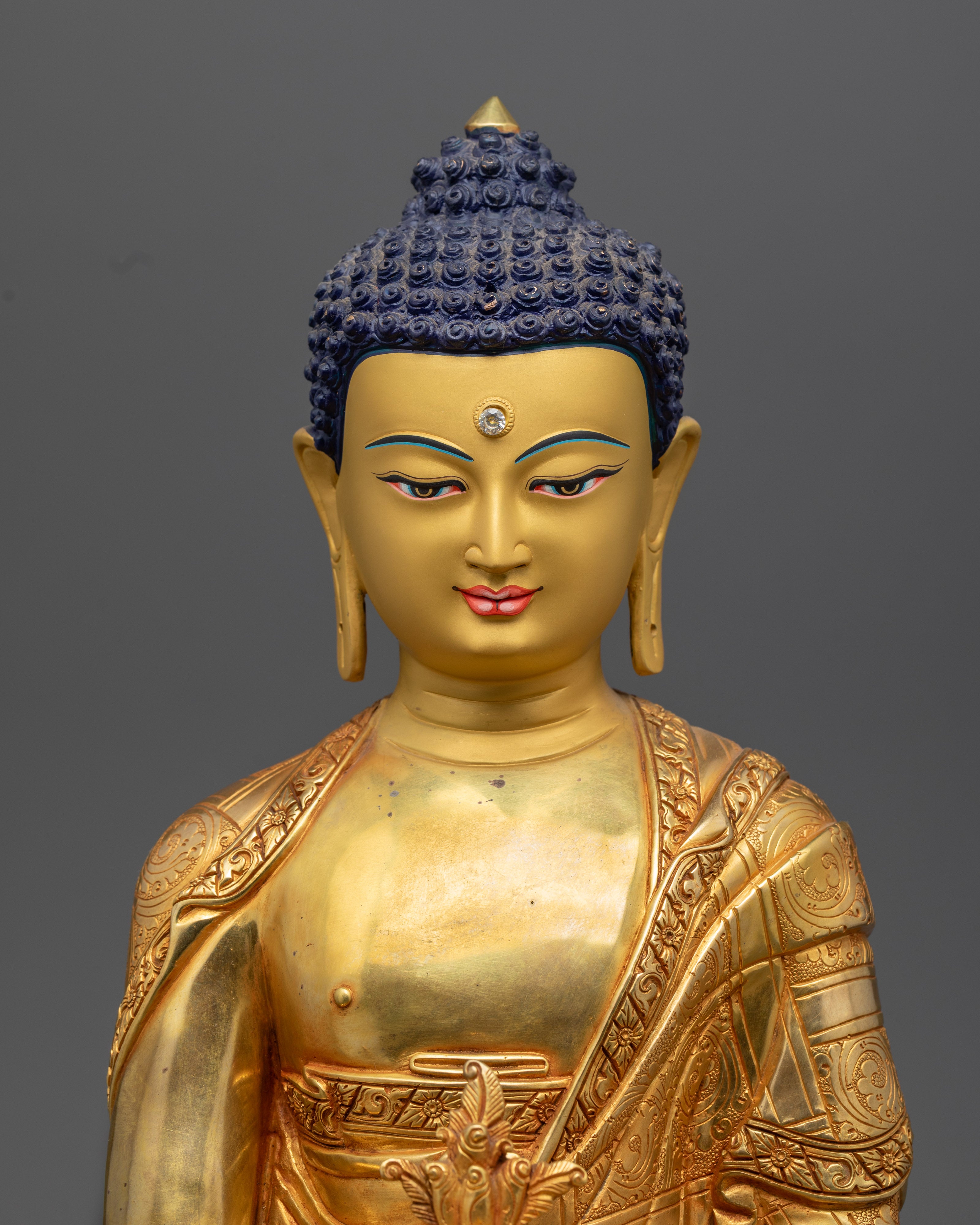 Healing Blessings: Handcrafted Medicine Buddha Statue for Spiritual Wellness