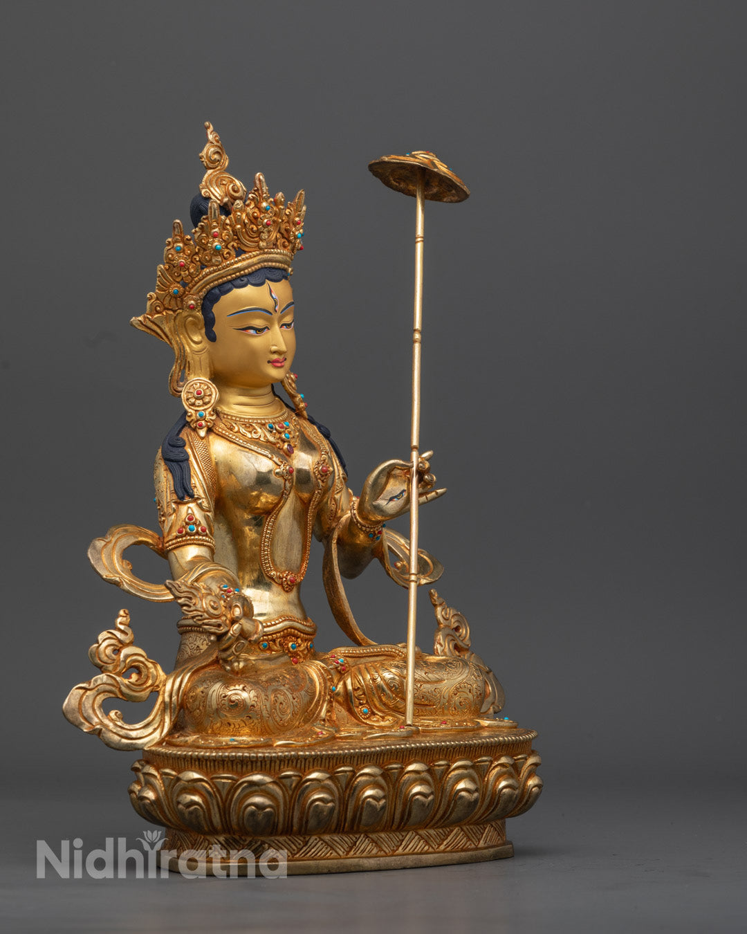 Hollow Interior of Dukar Statue for Sacred Mantras - Master Artistry from Nepal