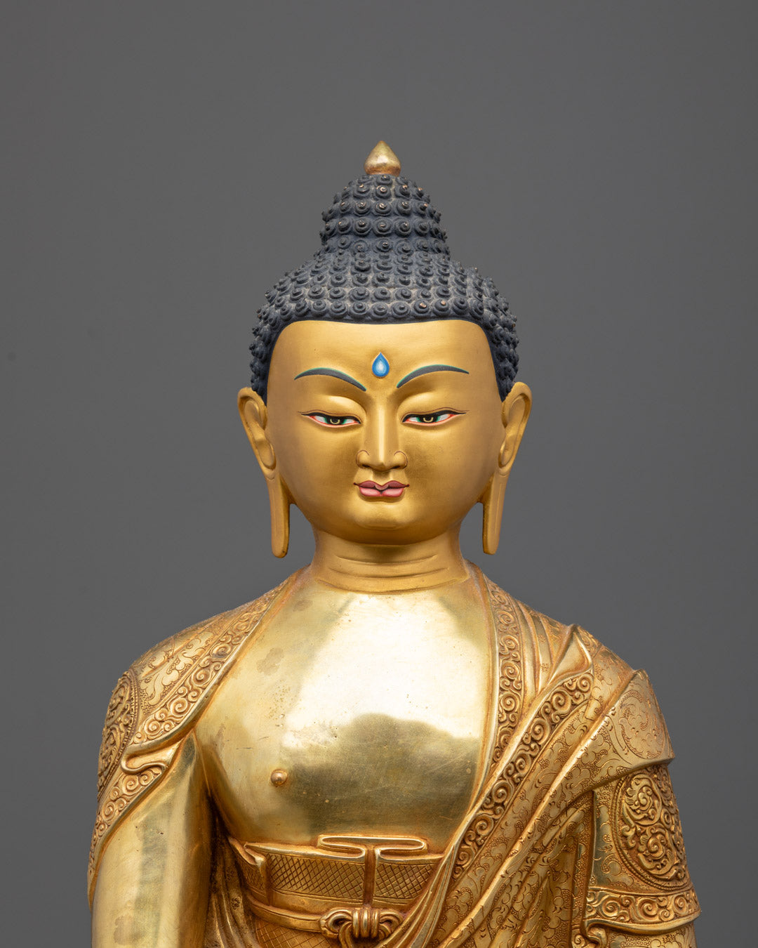 Hollow Space for Mantra Filling – Sacred Tibetan Shakyamuni Buddha for Devotion and Focus