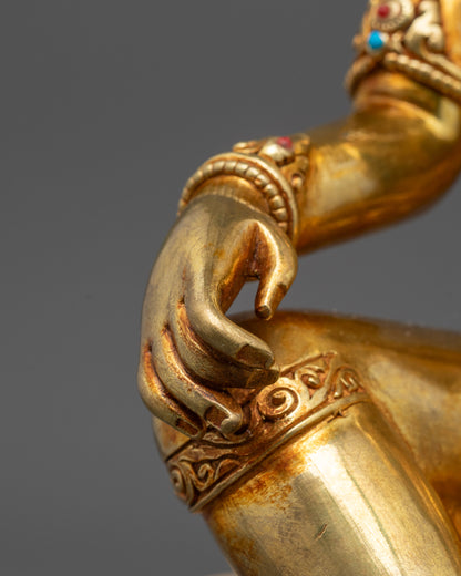 Masterfully Crafted Indra Statue | Divine Hindu God of Rain & Thunder