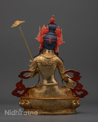 Intricate Detail of Dukar Statue - Symbol of Spiritual Protection and Wisdom