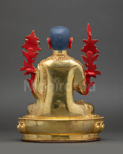 Je Tsongkhapa sculpture for meditation altar Himalayan Buddhist decor