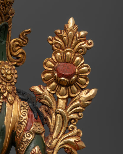 Green Tara Buddhist Statue | Green Tara Female Buddha
