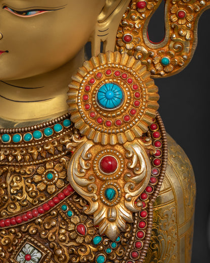 34" Large Jowo Shakyamuni Rinpoche Statue | A Centerpiece for Devotion