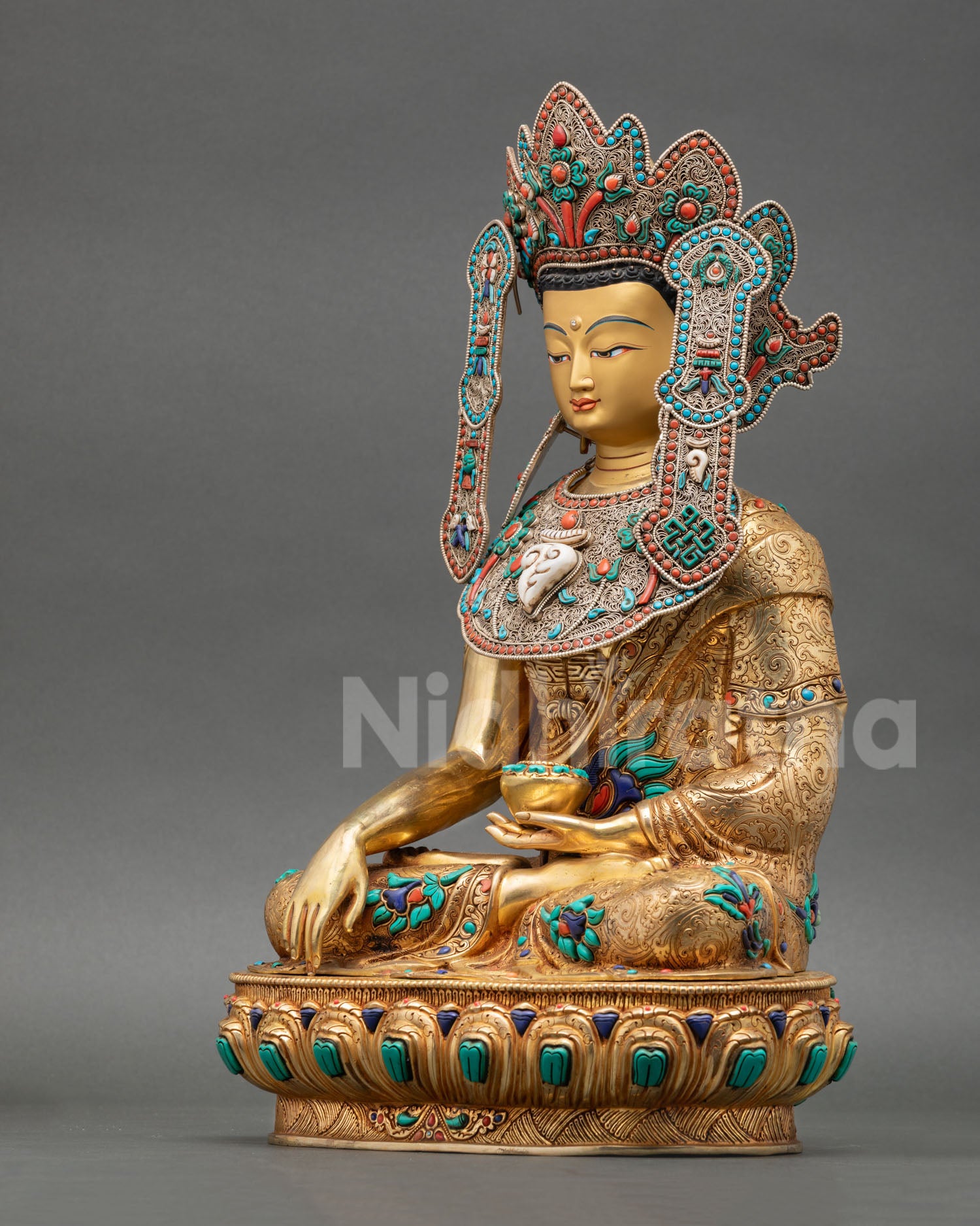 Jowo Rinpoche Statue – Tibetan Buddhist Devotional Art