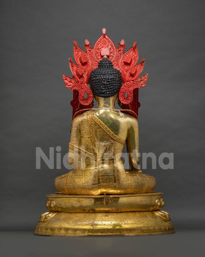 34" Large Jowo Shakyamuni Rinpoche Statue | A Centerpiece for Devotion
