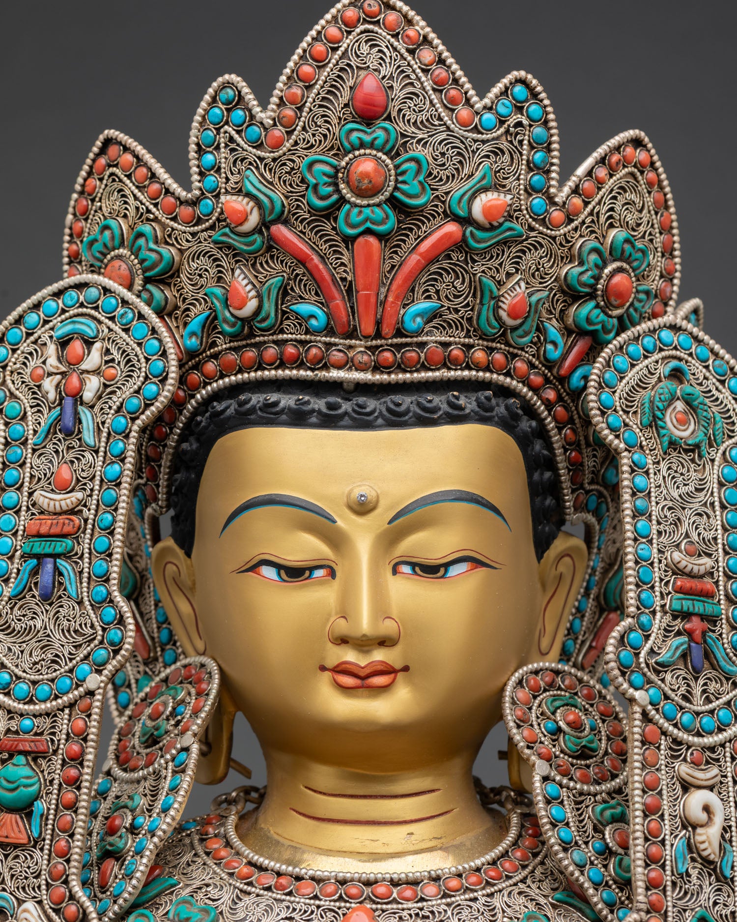 Jowo Rinpoche Statue – Tibetan Buddhist Devotional Art