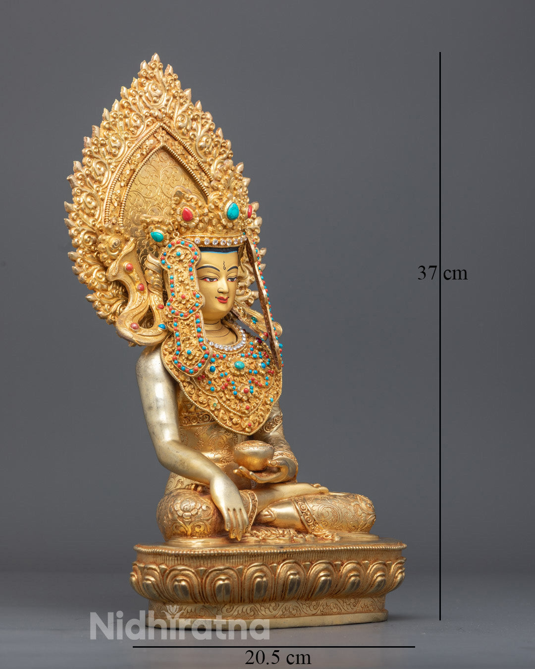 Nepalese Jowo Rinpoche Shakyamuni Buddha Statue