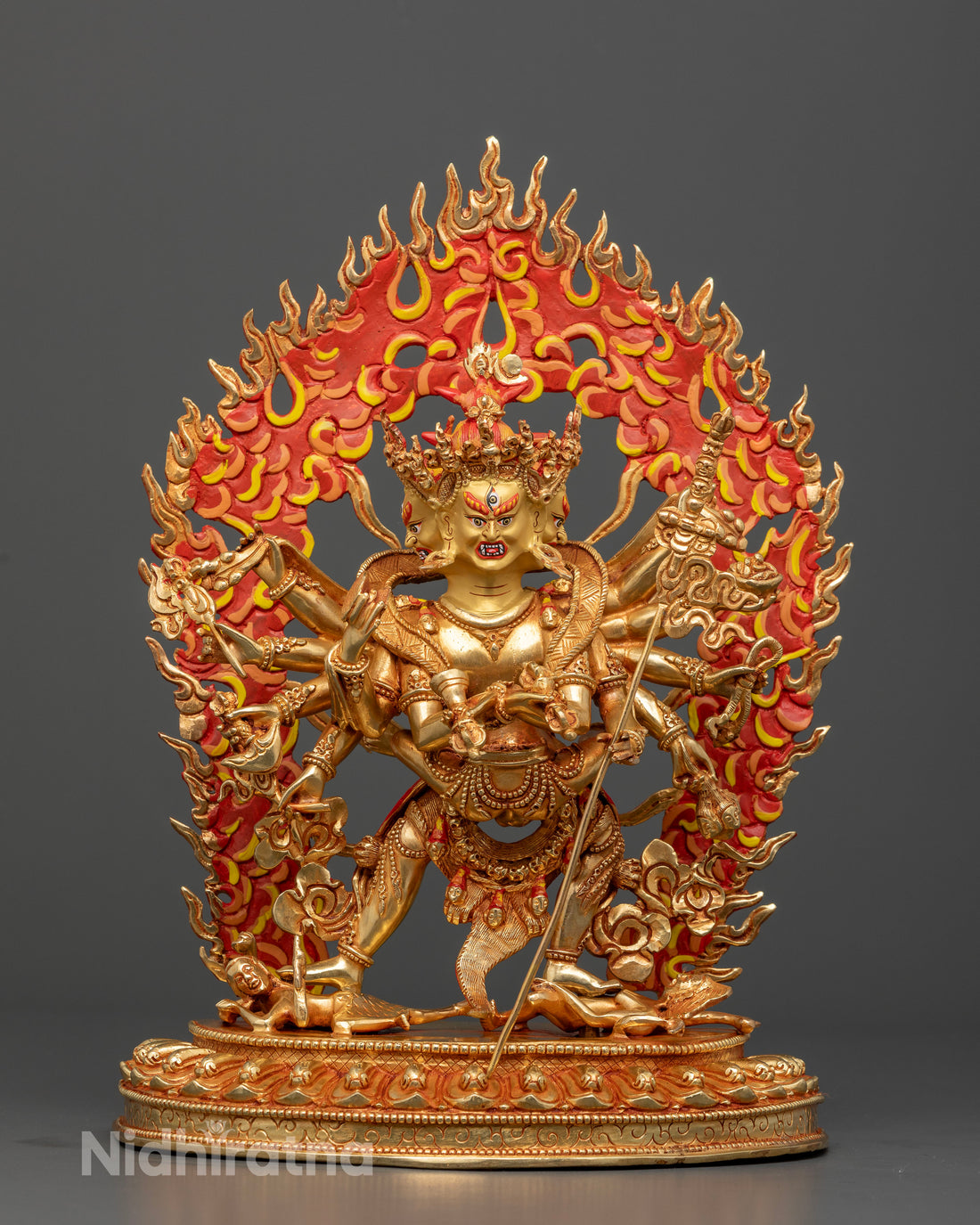 Embodying the Wheel of Time and Cosmic Order: Kala Chakra Statue