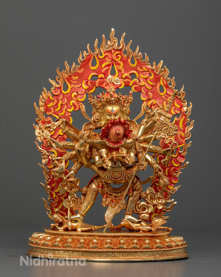 Embodying the Wheel of Time and Cosmic Order: Kala Chakra Statue