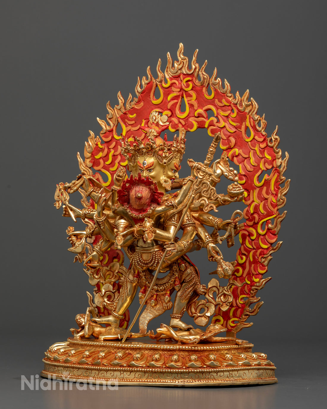 Embodying the Wheel of Time and Cosmic Order: Kala Chakra Statue