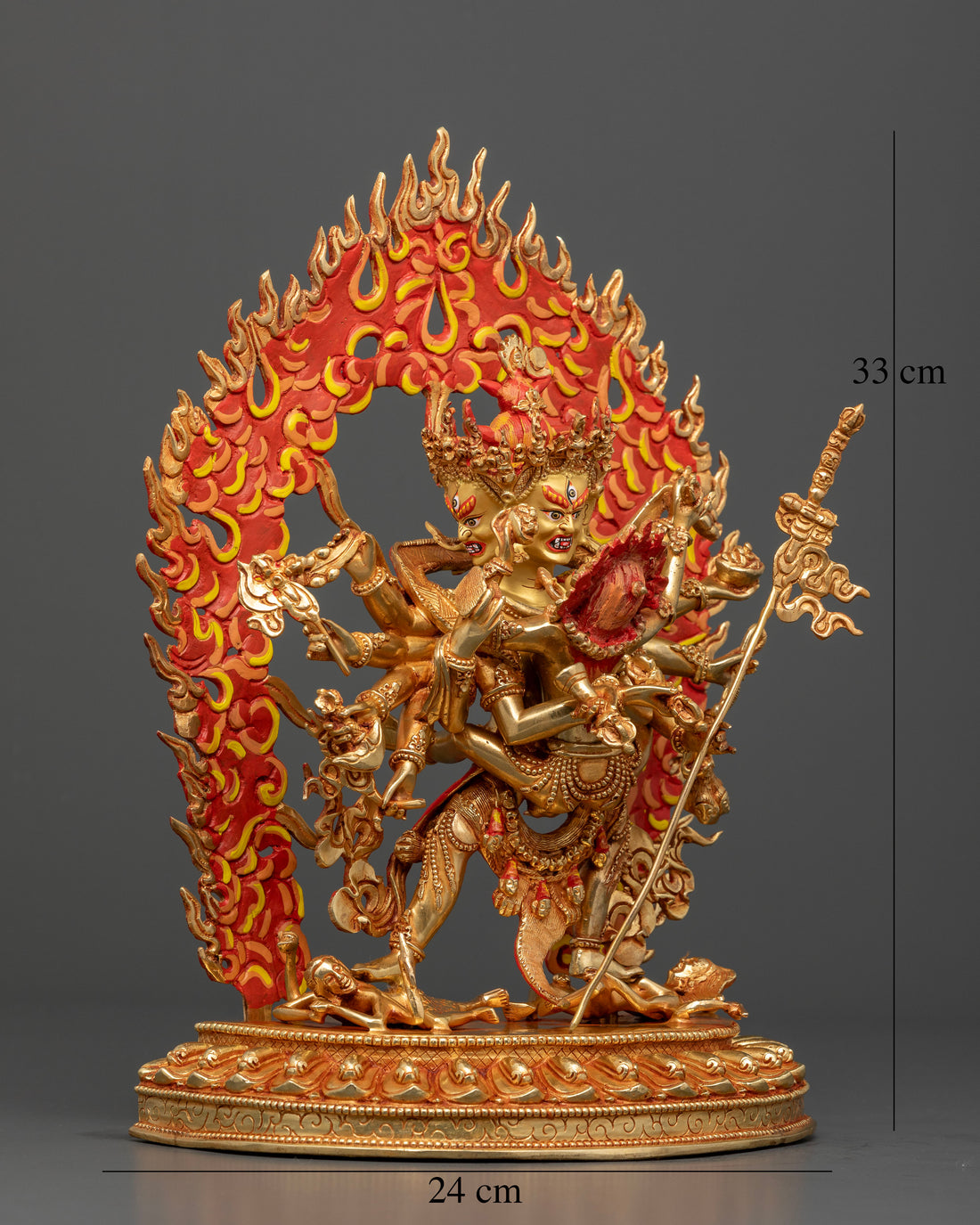 Embodying the Wheel of Time and Cosmic Order: Kala Chakra Statue