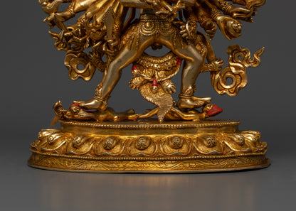 Kalachakra and Consort in the Divine Rhythm of the Universe