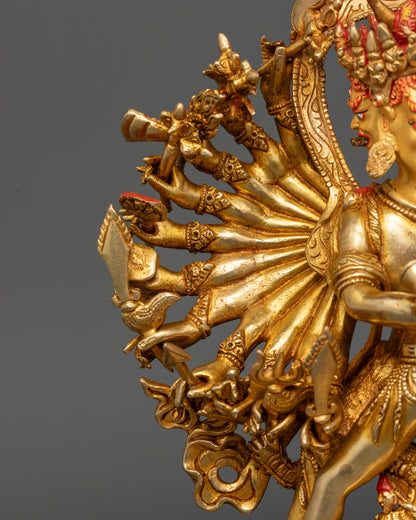 Kalachakra and Consort in the Divine Rhythm of the Universe
