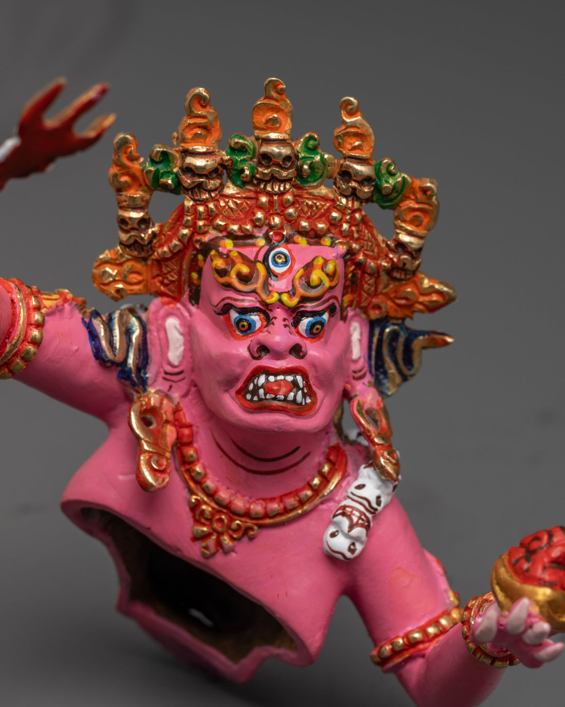 Colorful Vajrakilaya Statue | Guardian of the Spiritual Realm