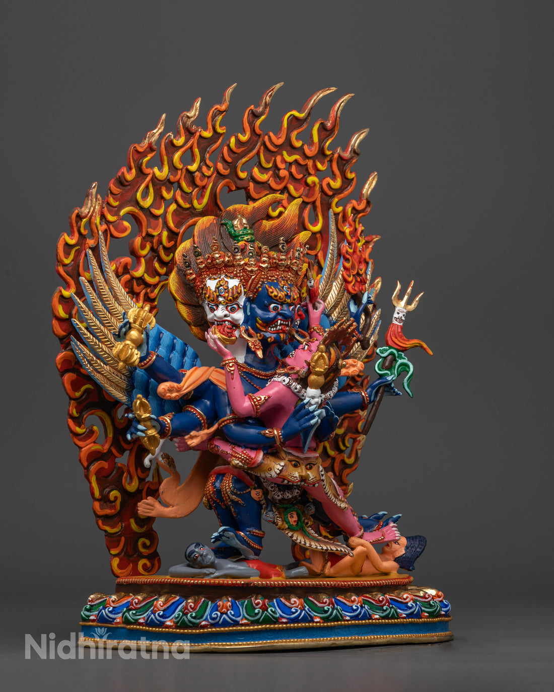 Colorful Vajrakilaya Statue | Guardian of the Spiritual Realm