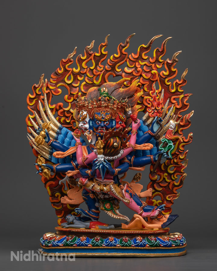 Colorful Vajrakilaya Statue | Guardian of the Spiritual Realm